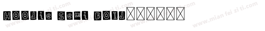 Hoodie Semi Bold字体转换